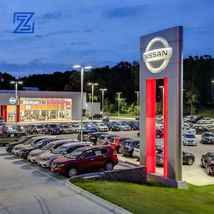 Grand panneau publicitaire LED pour magasin de voitures, enseigne pylône pour concessionnaire automobile, enseigne de fortification spirituelle - Product Image 3