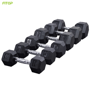 <span class=keywords><strong>Comprar</strong></span> barato <span class=keywords><strong>de</strong></span> levantamiento <span class=keywords><strong>de</strong></span> peso caucho virgen hexagonal conjunto mancuerna 10kg para la venta - Product Image 2