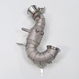 Tubo de Escape con Catalizador para Mercedes-Benz GT50 GT53 E53 3.0T, Acero Inoxidable 304, Protección Térmica, Tubo de Escape Recto - Product Image 2