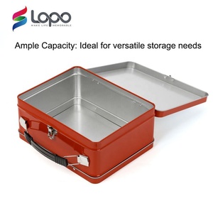 Bán buôn đồng bằng trống cấp thực phẩm Bento kim loại Hộp Ăn Trưa thăng hoa hộp thiếc với tấm nhôm để thăng hoa - Product Image 5