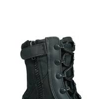 Bottes tactiques OEM ODM à fermeture éclair, bottes de jungle noires, tissu Oxford 900D, chaussures en caoutchouc moulé