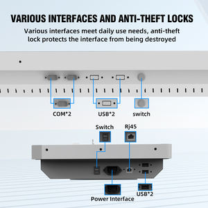 21,5-Zoll-Boden stehend/Wand montage USB Android/Windows Selbstbedienung Food Order ing Restaurant Kapazitive <span class=keywords><strong>Touchscreen</strong></span>-Monitore - Product Image 4