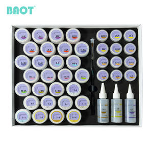Kit maître de poudre de céramique <span class=keywords><strong>dentaire</strong></span> manuelle BAOT - Certifié CE 16 teintes - Product Image 1