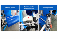 Machine de production automatique de bavoirs et de tampons dentaires non tissés à haute productivité avec PLC et moteur