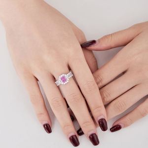 Dylam Top Picked S925 <b>Silver</b> Rhodium Plated <b>Eternity</b> Band Anniversary Birthday Gift Women 8A Cubic Zirconia Wedding Promise <b>Ring</b> - Product Image 5