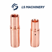 Perni di sicurezza in rame per connettori elettrici maschio a testa di pistola per colonnine di ricarica di nuova generazione, finitura lucida, modello LL-01-020