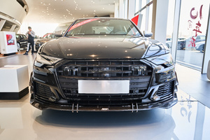 Matériau supérieur préimprégné en Fiber de carbone sèche pare-chocs de voiture A6 <span class=keywords><strong>S6</strong></span> lèvre avant pour <span class=keywords><strong>Audi</strong></span> A6 <span class=keywords><strong>S6</strong></span> 2019-24 pare-chocs de voiture - Product Image 6