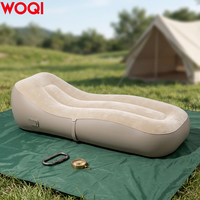 Canapé gonflable automatique WOQI avec pompe intégrée, disponible pour le camping et la randonnée en intérieur et en extérieur
