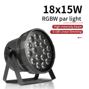 AICPOSE OEM Custom 18 stuks 15W <span class=keywords><strong>LED</strong></span> <span class=keywords><strong>Par</strong></span>-lamp voor evenementenplanners, binnenpodium <span class=keywords><strong>LED</strong></span> <span class=keywords><strong>Par</strong></span>-can lamp - Product Image 1