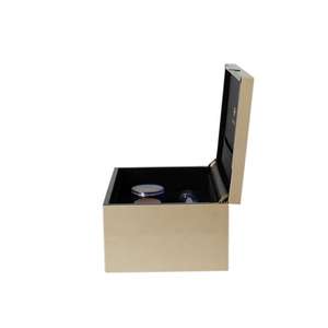 DS Customized Handmade New Design Black Gold Lacquer Rectangle MDF Perfume Cosmetics <b>Wooden</b> Gift <b>Box</b> Accept Custom - Product Image 2