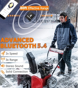 Bluetooth 5.4 tai bảo vệ tai bluetooth tai bảo vệ tiếng ồn hủy bỏ làm việc tai nghe Bảo vệ tai earmuffs - Product Image 5