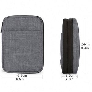 Échantillon gratuit, vente en gros, organisateur électronique double couche, organisateur de câbles de voyage, sac organisateur - Product Image 4