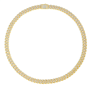 Collar de Cadena Cubana Miami de 8mm con Diamantes de Moissanita VVS, Joyería Fina de Plata Esterlina, Estilo Hip Hop Iced Out, Pasa Prueba de Diamante - Product Image 6