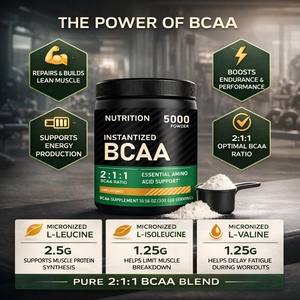 <span class=keywords><strong>BCAA</strong></span> en Polvo Instantizado en Proporción 2:1:1 para la Recuperación Muscular y la Resistencia |   Suplemento sin Sabor de 300g - Product Image 3