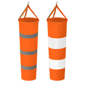 Likai Weather Vane Bag 0.8M 1M 1.5M 2M Orange White Reflective Oxford Fabric Wind Direction Indicator - Product Image 2
