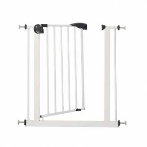 Barrière de sécurité pour bébé haute sécurité, barrière de sécurité pour enfant en métal multi-verrouillage avec alarme pour les escaliers, sécurité domestique - Product Image 1