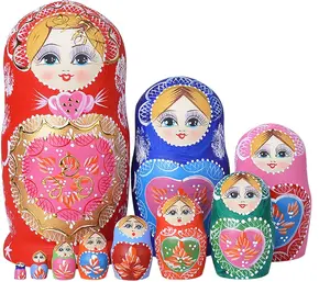 Custom Figuur Hout Russische Nestpoppen Matroesjka Poppen Handverf Souvenir Gemaakt Pop Voor Kid Cadeau Huisdecoratie