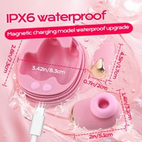 Klitoris saugen G-Punkt Vibratoren Großhandel weibliche Sexspielzeug mit Aufbewahrung sbox Erotik spielzeug Reisen Verwenden Sie Zungen vibratoren für Frauen