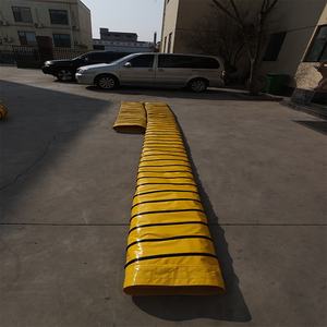 Tuyau d'avion PCA à plaque plate personnalisable Tuyau de ventilation flexible de <span class=keywords><strong>conduit</strong></span> de refroidissement d'air pré-conditionné de 8 pouces - Product Image 3