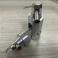 Section de charnière en aluminium pour poteau de treillis, accessoire de treillis à joint, compatible avec toutes les tailles de clip de jonction pour connexion de treillis