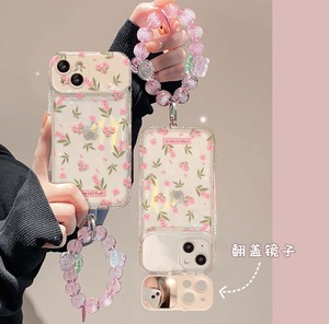 Soporte de espejo para cámara con estampado de flores pequeñas, <span class=keywords><strong>funda</strong></span> de teléfono móvil de TPU para <span class=keywords><strong>Iphone</strong></span> 17 8 X Xr XS <span class=keywords><strong>11</strong></span> 12 13 14 15 16 Pro Max - Product Image 5