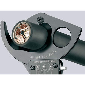 Coupe-câbles à pignon et crémaillère à cliquet Knipex, 280 mm - Product Image 3