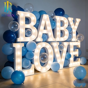 Numeri Luminosi da 4 Piedi, Insegna con Lettere Giganti in Acciaio per Decorazioni di Eventi, Matrimoni e Feste - Product Image 2