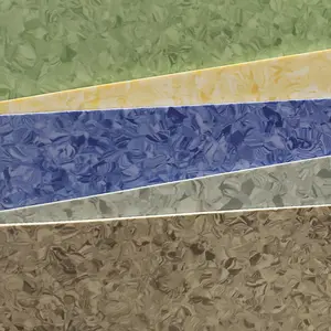 안티 스크래치 균질 비닐 시트 바닥재 2022 방향성 방수 PVC 롤 바닥재 실내 유럽 UV 코팅 5 년