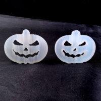 Offre Spéciale : Figurine Citrouille Sculptée en Sélénite Naturelle de 5 cm – Idéale pour Cadeau d'Halloween (Vente en Gros)
