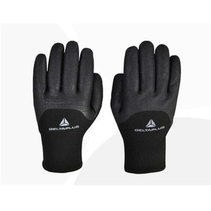Deltaplus Delta Nitrile Coated Cold Proof Gloves Size 9 Anti <b>Slip</b> Oil Resistant Factory Work Gloves - Product Image 3
