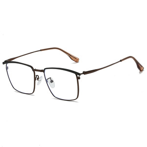 Gafas de Metal de Media Montura para <span class=keywords><strong>Hombre</strong></span>, Modelo 2026, Cuadradas, Modernas, con <span class=keywords><strong>Lentes</strong></span> Ópticas para Miopía - Product Image 5