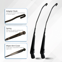 Brazo de Limpiaparabrisas Universal para Auto, Repuesto de Brazo de Limpiaparabrisas Delantero, Piezas de Auto al por Mayor, Brazo de Limpiaparabrisas de Acero con Alto Contenido de Carbono, Precio de Fábrica