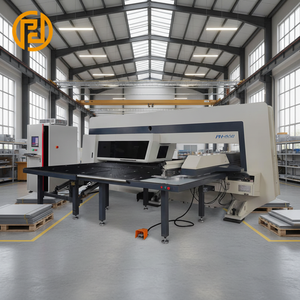 Machine <span class=keywords><strong>de</strong></span> poinçonnage à tourelle CNC <span class=keywords><strong>pour</strong></span> poinçonner des plaques d'acier au carbone <span class=keywords><strong>de</strong></span> 4 mm - Product Image 1