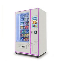 Distributeur automatique de snacks et de boissons fiable par tous les temps avec écran tactile, surveillance à distance et fonctionnalités intelligentes
