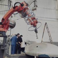 Máquina de chorro de agua robótica Industrial, corte de agua, piezas interiores automotrices, robot, cortadores de chorro de agua cnc