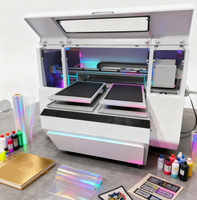 Imprimante DTG 3D double station avec tête d'impression I3200, vitesse rapide, hauteur réglable, Wi-Fi et connectivité