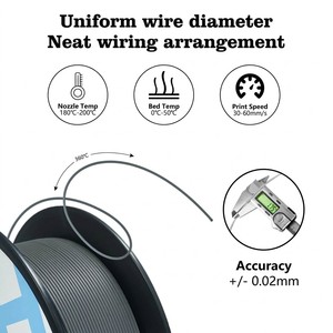 Filamento para Impresora 3D HELLO3D <span class=keywords><strong>PLA</strong></span>+ 1.75mm, Alta Resistencia, Sin Hilo Flotante, 330m de Longitud, Temperatura de Impresión 220C/190C, 1kg/rollo - Product Image 2