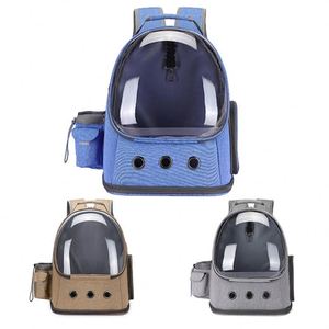 BSCI Factory Hanbang <b>Cat</b> bag pet <b>backpack</b> outside portable transparent space capsule pet bag <b>cat</b> breathable <b>backpack</b> for travel - Product Image 1