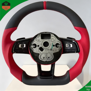 Volant en fibre de carbone de haute qualité adapté aux Volkswagen Polo gti Scirocco GTS GTE GLI R-Line <span class=keywords><strong>Golf</strong></span> 6 Mk4 Mk5 Mk7 <span class=keywords><strong>GTD</strong></span> CC - Product Image 1