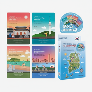 Pack Combo Farmstay Corée Prix Réduit 1 Boîte de 3 Pièces 12 Pièces Technique Imprimée - Product Image 1