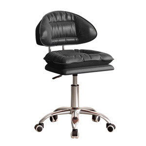 Office Chair Adjustable Height Swivel Seat Orange <b>Leather</b> Look Desk Chair For Home Office Workstation - Product Image 4