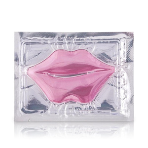 Masques en feuille de soin hydratant pour les lèvres véganes, patchs cristallins, cosmétiques en gros, masque pour les lèvres en hydrogel au collagène, or 24K et rose, pour rebranding - Product Image 2