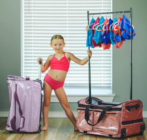 Sac de danse de 23 pouces avec <span class=keywords><strong>support</strong></span> et vestiaire |   Collection |   360 °   <span class=keywords><strong>Rideau</strong></span> d'intimité |   Sac de sport idéal <span class=keywords><strong>pour</strong></span> les danseurs - Product Image 3