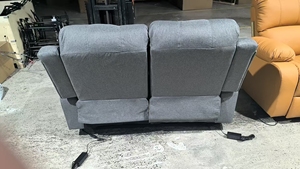 <strong>Grey</strong> PU Leather <strong>Recliner</strong> <strong>Chair</strong>, Ergonomic Design, Adjustable Backrest, Ideal for Living Rooms &amp; Home Theaters, BSCI Certified - Product Image 4