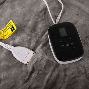 Couverture chauffante de luxe FORTIVOX AC120V - Polaire ultra douce, <span class=keywords><strong>chauffage</strong></span> multi-niveaux, <span class=keywords><strong>rechargeable</strong></span> par courant alternatif, portable, taille king, double commande - Product Image 4