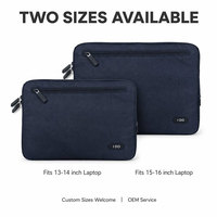 Housse pour ordinateur portable 900D Oxford résistante à l'eau avec doublure en polaire, poche avant zippée, antichoc, pour ordinateurs portables 13, 14, 15 pouces, personnalisable OEM
