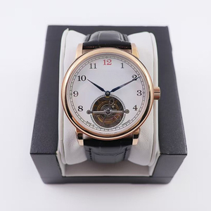 Reloj de Pulsera Mecánico de Lujo para Hombre, con Tourbillon Automático, Luminoso, Resistente al Agua, Cristal de Zafiro, Esfera de Esmalte Blanco - Product Image 1
