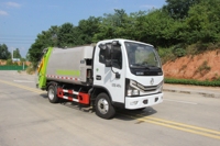 Grand camion compacteur de déchets Euro6 avec moteur Cummins 195HP/230HP en option et boîte de vitesses manuelle rapide à 8 rapports