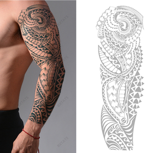 Bxtats Venta al por Mayor, 68 Estilos de Tatuajes Temporales de Tótem Tribal, Resistentes al Agua, con Tinta de Jazmín, Semipermanentes, para <span class=keywords><strong>Brazo</strong></span> Completo, Duran 2 Semanas - Product Image 5