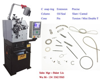 Ressort de compression faisant la machine Machine précise d'enroulement de ressort de fil 2 axes CNC 1 mm stylo à bille fabricant de Machine à ressort
